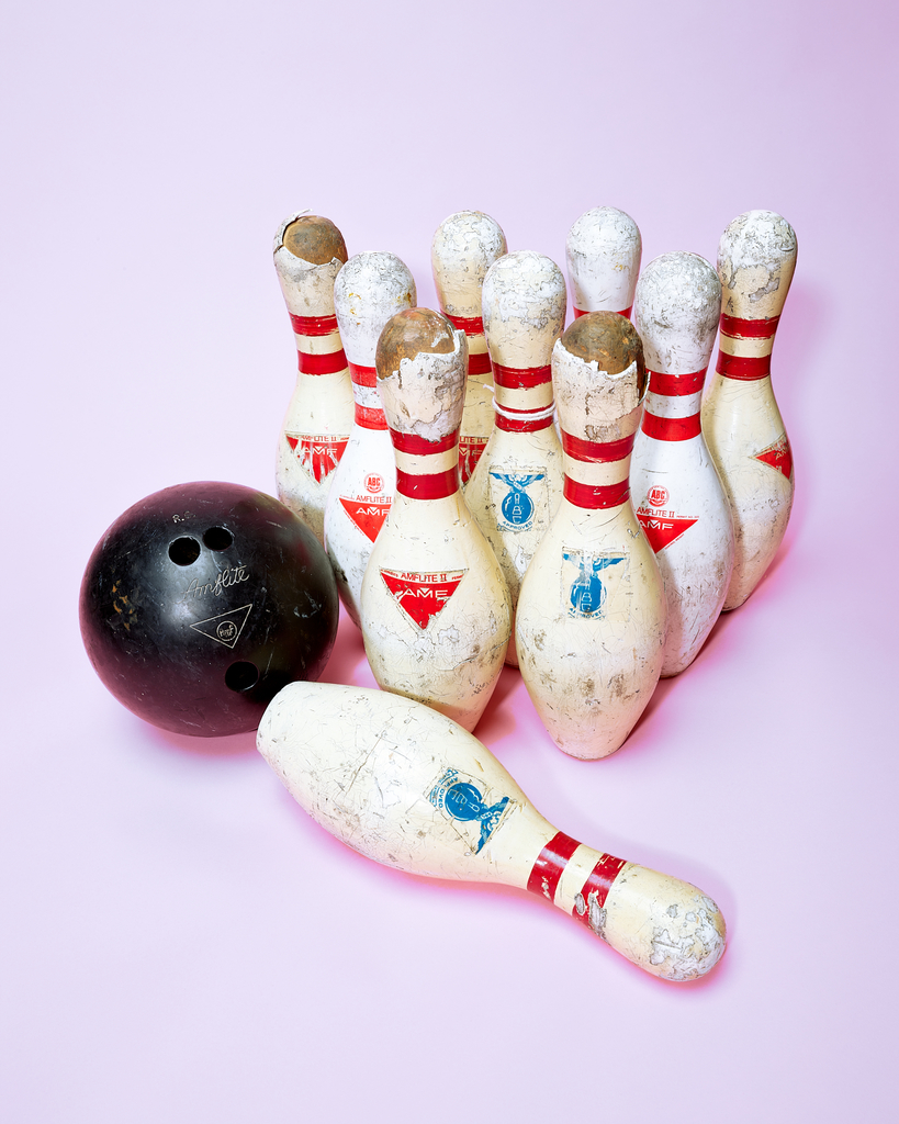 Bowling Pins by Peter Adams. 