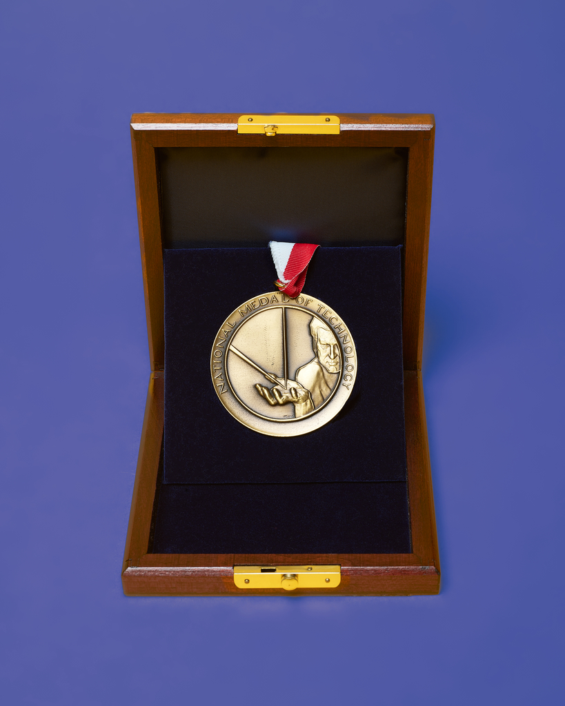 National Metal of Technology and innovation by Peter Adams. 