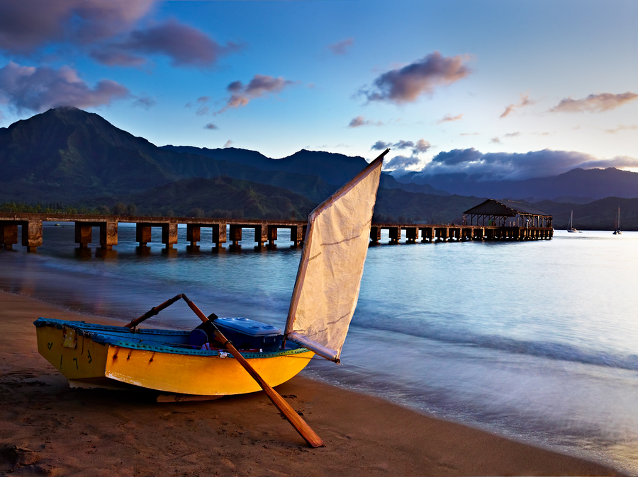 Sailboat On Hanalei Bay