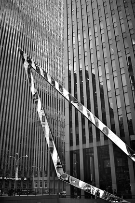 Triangle Sculpture by Peter Adams.