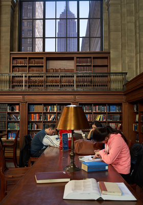 New York Public Library by Peter Adams.