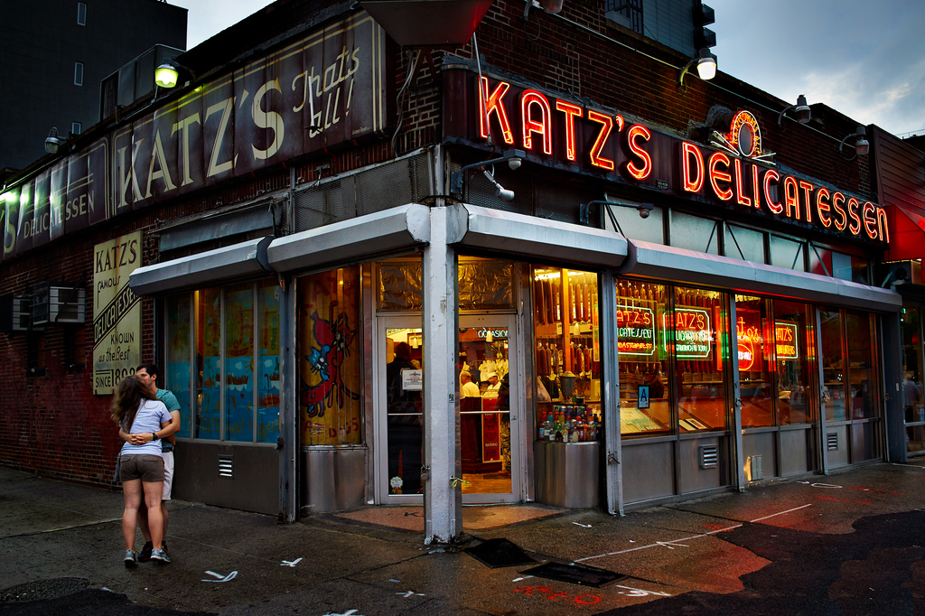 Katz's Delicatessen by Peter Adams. 