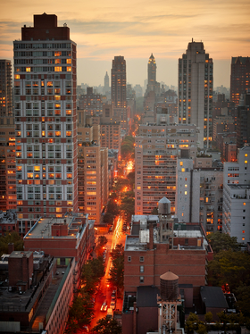 New York Apartment Buildings by Peter Adams.