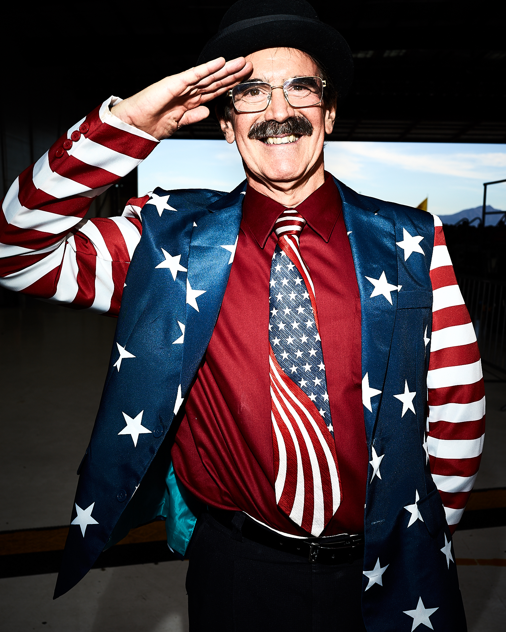 Wearing the American Flag by Peter Adams.