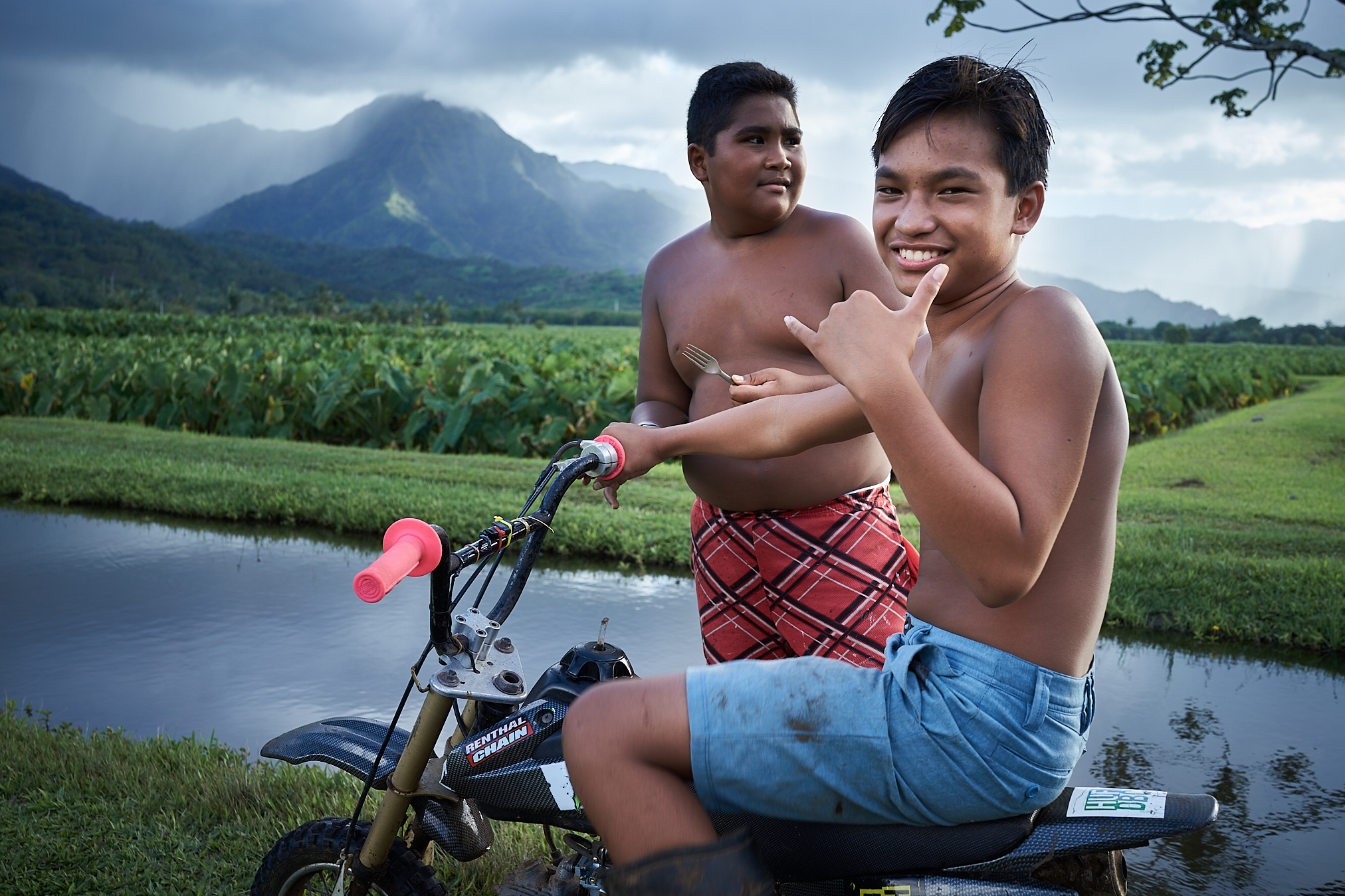 Hanalei Taro Field Kids