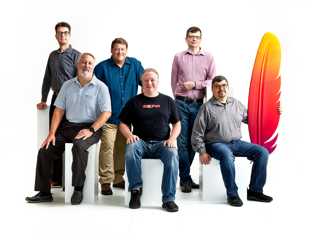Apache Software Foundation Founders by Peter Adams. 
