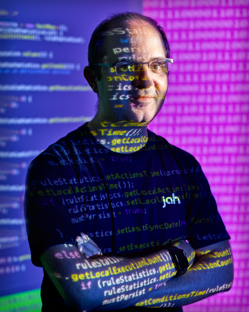 Serge Huber by Peter Adams. 