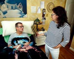 Communicating With Jane. Stretch RE1, caregiver, disability, research, robot, robotics.