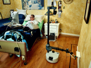 Henry Evans Piloting the Stretch RE1. Stretch RE1, caregiver, disability, research, robot, robotics.