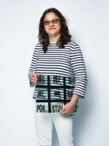 Jane Evans. Stretch RE1, caregiver, disability, research, robot, robotics, letter board.