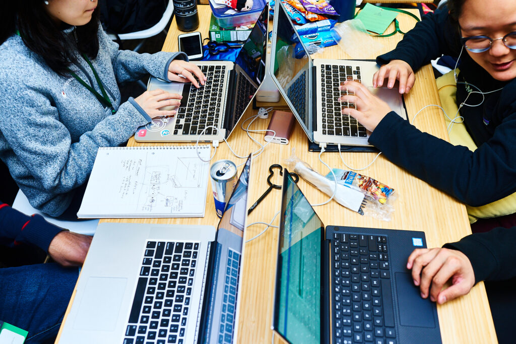 Student Hackers. hackathon, silicon valley, tech, tech culture.