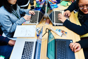 Student Hackers. hackathon, silicon valley, tech, tech culture.