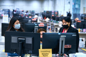 Vote By Mail Signature Verification. 2020 Presidential Election, absentee ballots, ballots, coronavirus pandemic, election, election security, mail ballots, politics, vote by mail, voting.