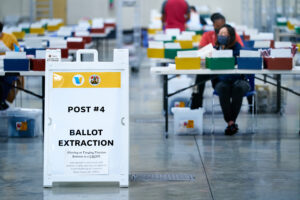 Vote By Mail Ballot Extraction. 2020 Presidential Election, absentee ballots, ballots, coronavirus pandemic, election, election security, mail ballots, politics, vote by mail, voting.